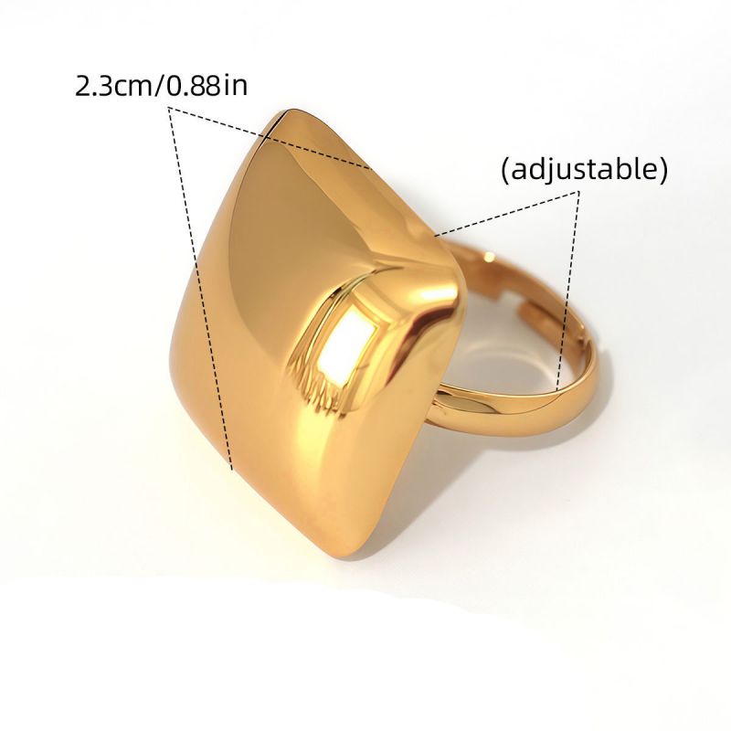 Ring #1 304 Stainless Steel Irregular Ring