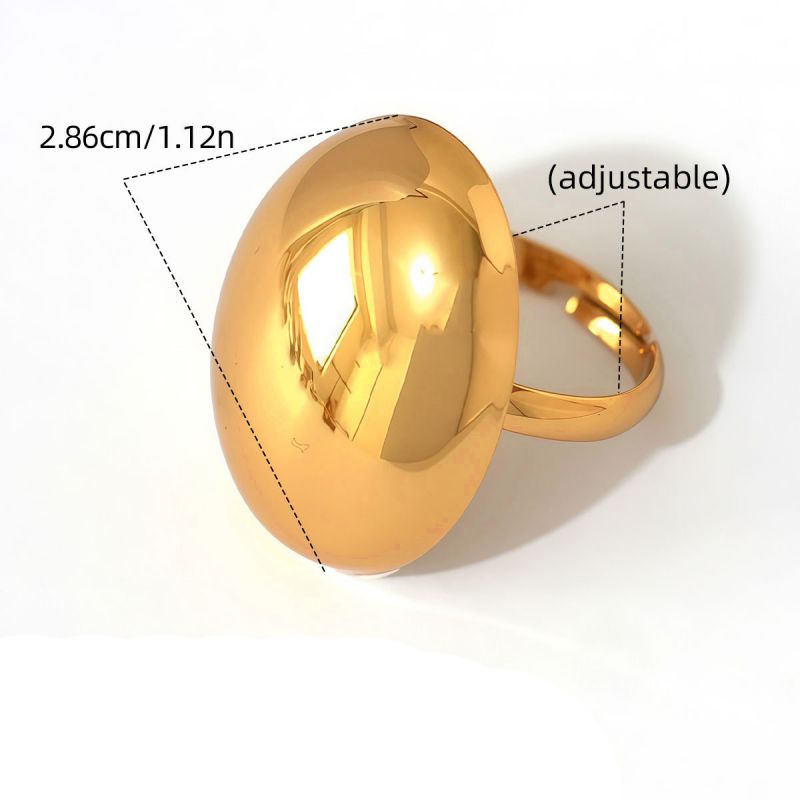 Ring #1 304 Stainless Steel Irregular Ring