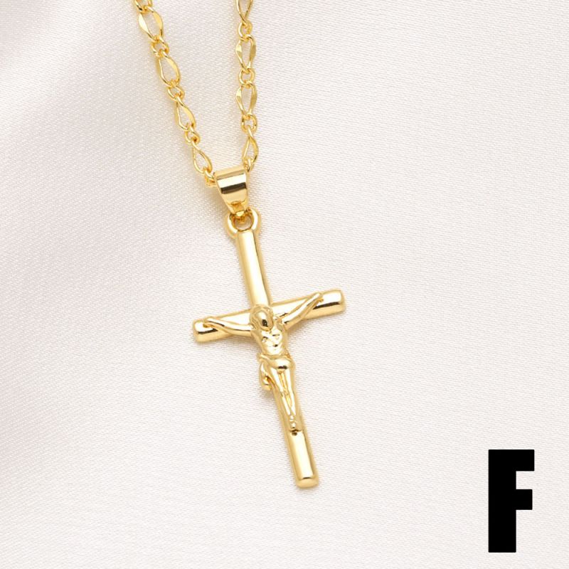 A Brass Cross Necklace