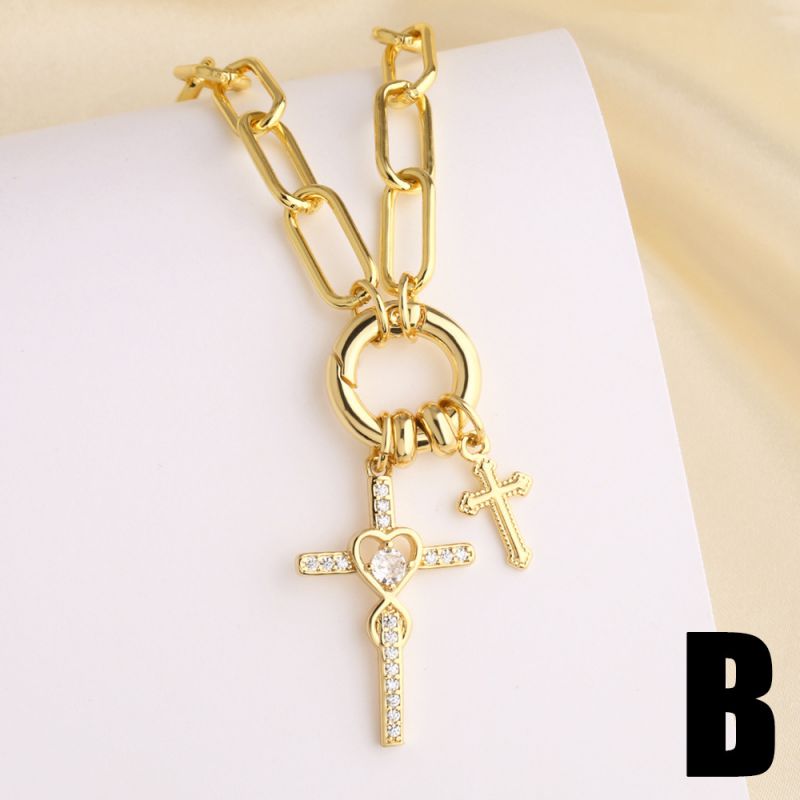 A Copper And Diamond Heart Necklace