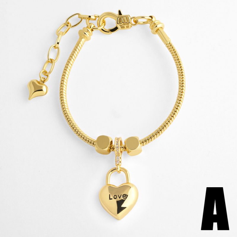 A Copper Heart Bracelet