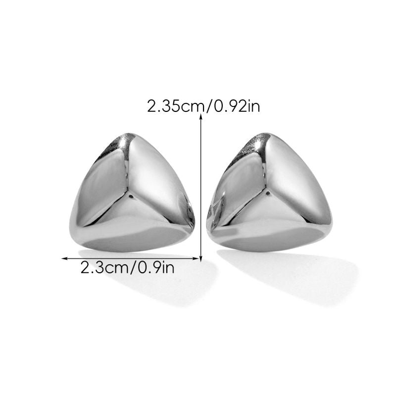 Earring #1 Stainless Steel Round Earrings