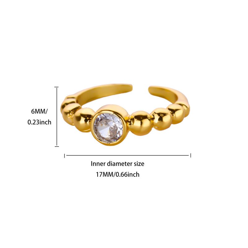 Ring #1 Copper And Diamond Heart Ring