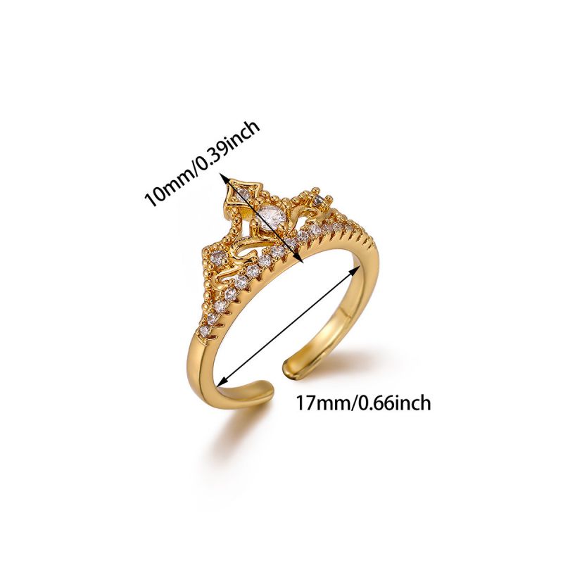 Ring #1 Copper And Diamond Heart Ring