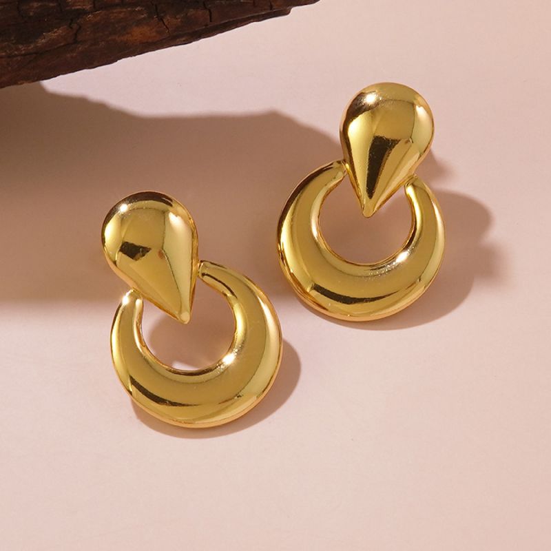 Earring #1 Stainless Steel Round Earrings