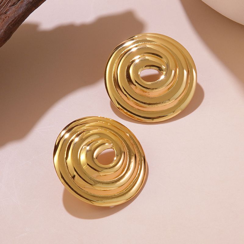 Earring #1 Stainless Steel Round Earrings