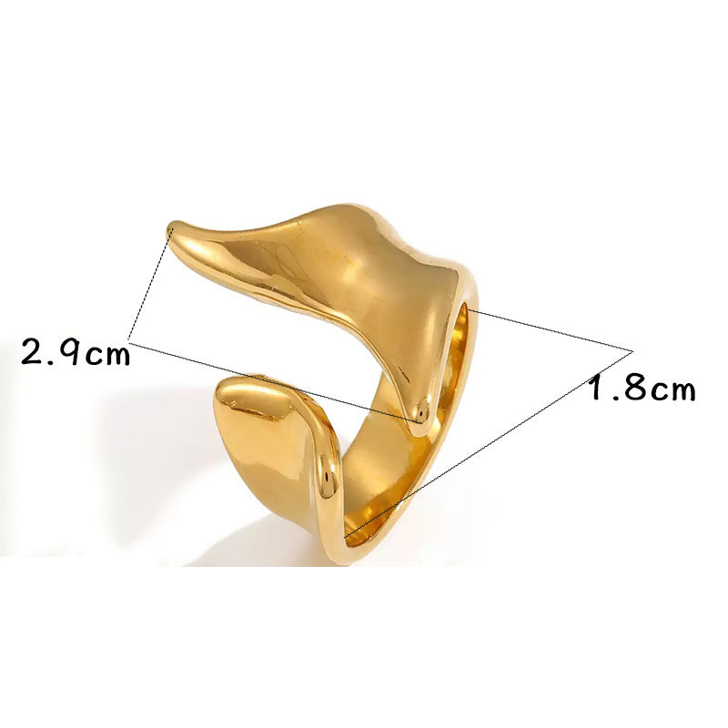 Ring #1 Stainless Steel Irregular Ring