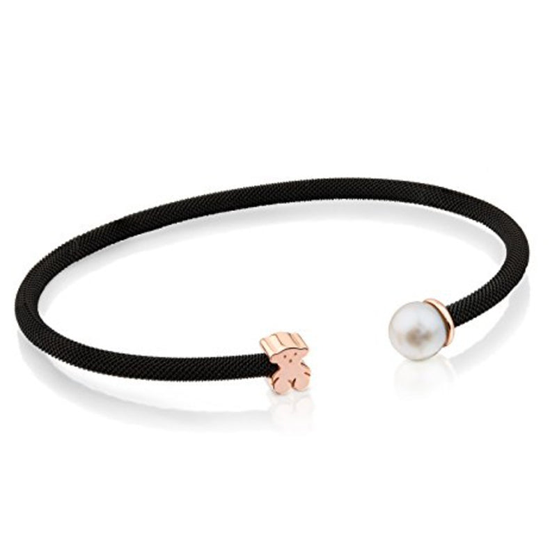 Bracelet #1 Copper Pearl Bear Mesh Bracelet