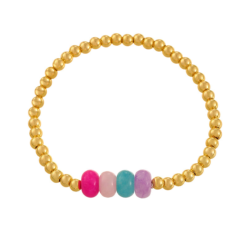 Color 1 Natural Stone Beaded Bracelet