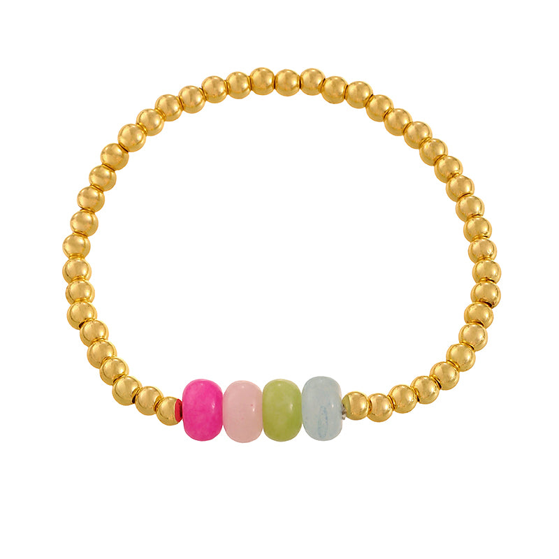 Color 1 Natural Stone Beaded Bracelet