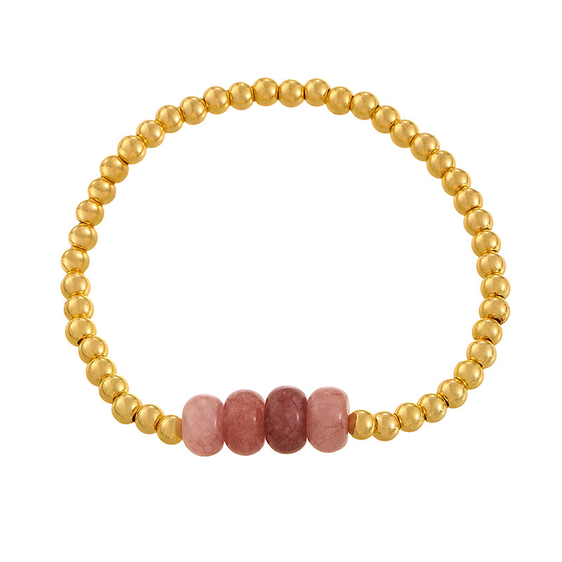 Color 1 Natural Stone Beaded Bracelet