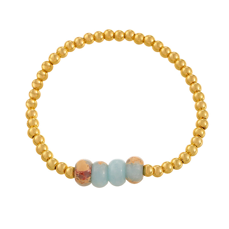 Color 1 Natural Stone Beaded Bracelet