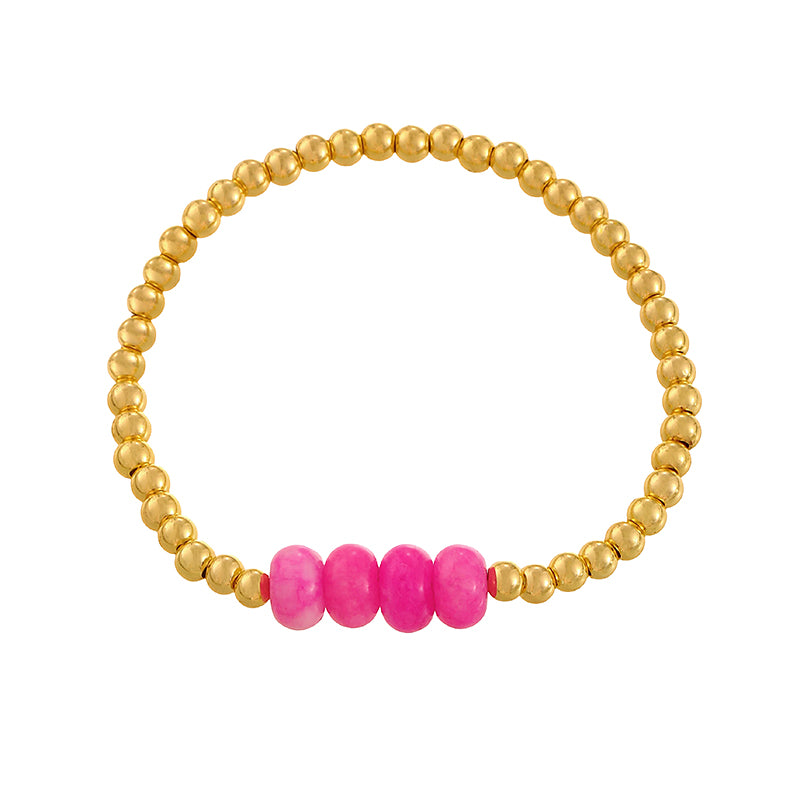 Color 1 Natural Stone Beaded Bracelet