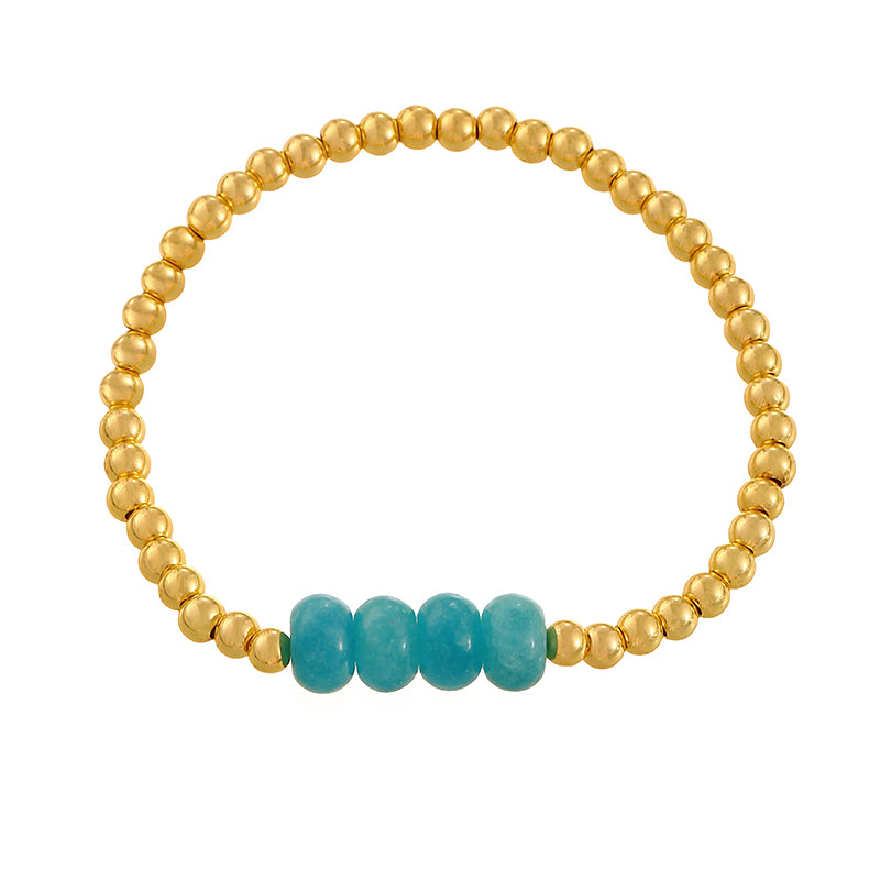 Color 1 Natural Stone Beaded Bracelet