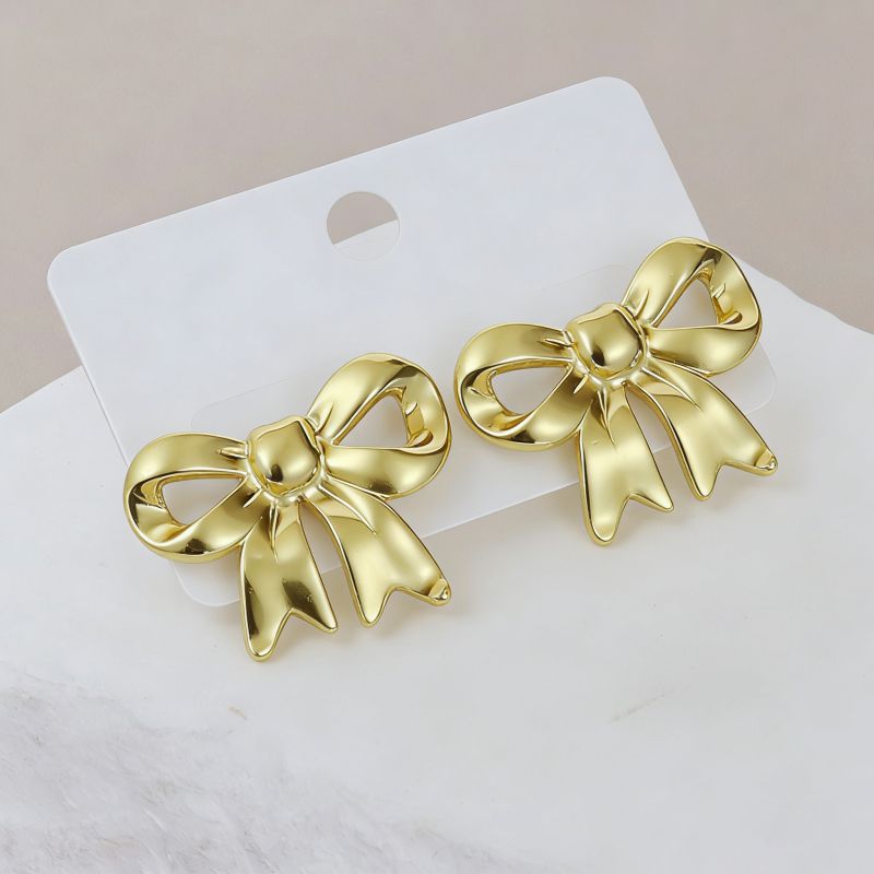 Silver Style 19 Stainless Steel Irregular Earrings