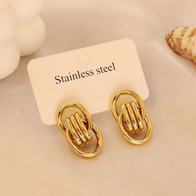Earring #1 Stainless Steel Round Earrings