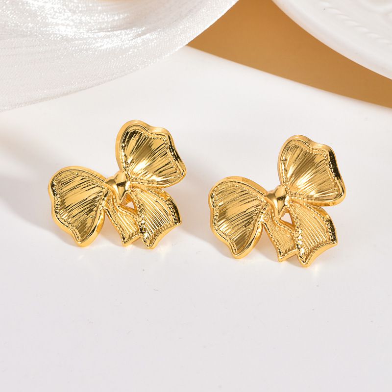 2# Stainless Steel Irregular-shaped Earrings
