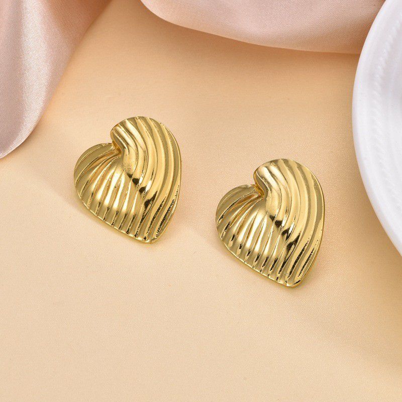 2# Stainless Steel Irregular-shaped Earrings