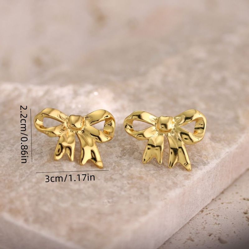 2# Stainless Steel Irregular-shaped Earrings