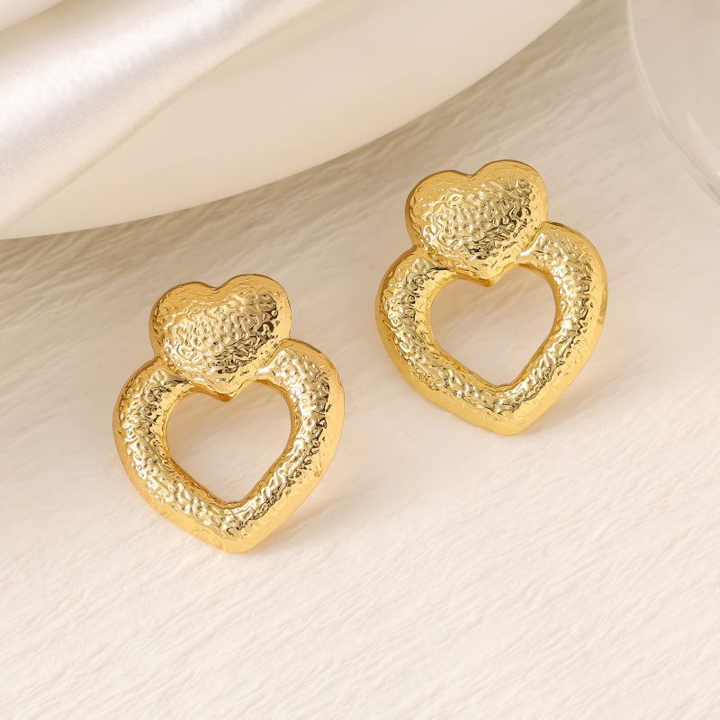 2# Stainless Steel Irregular-shaped Earrings