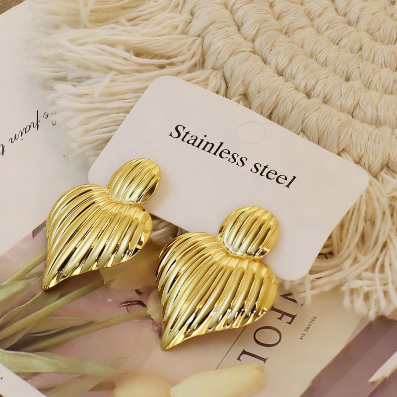 Gold Style 1 Stainless Steel Irregular Earrings