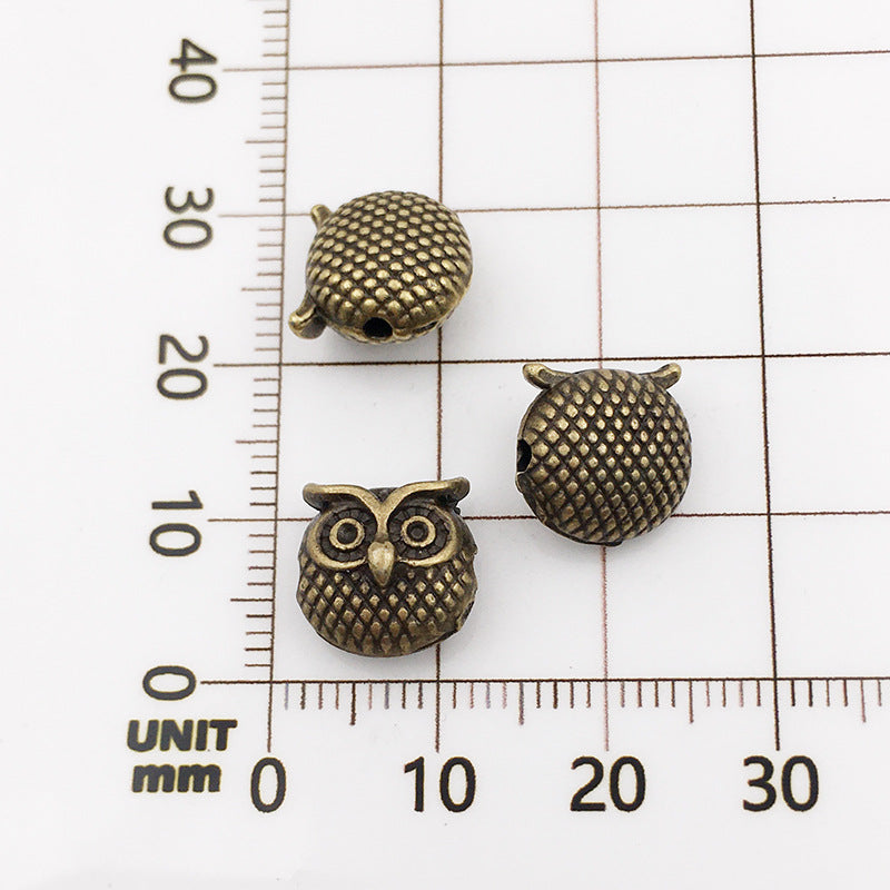 Ancient Bronze Wolf Head - 12x17-4mm Diy Alloy Wolf Head Beads (1 Piece)