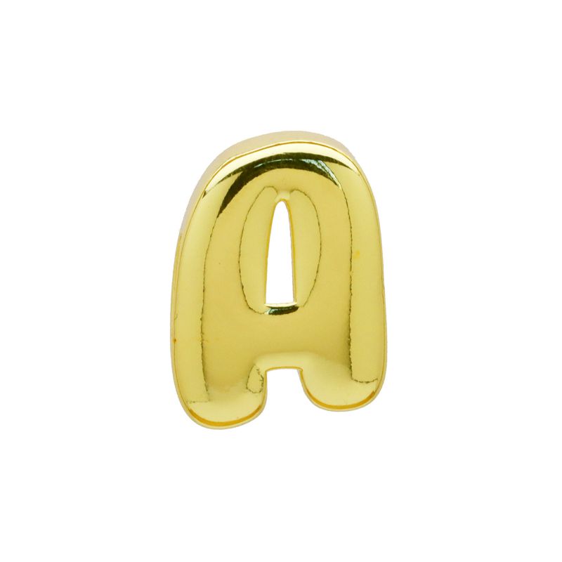 A (pendant Only) Diy Accessories For The 26 Letters Of The Alphabet With Gold-plated Finish