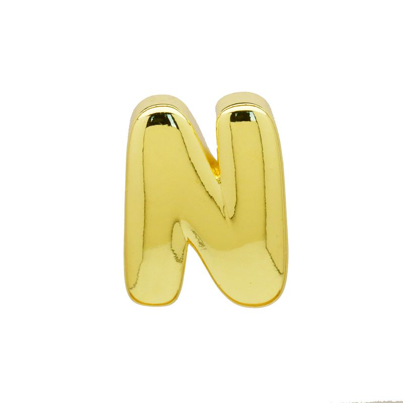 A (pendant Only) Diy Accessories For The 26 Letters Of The Alphabet With Gold-plated Finish