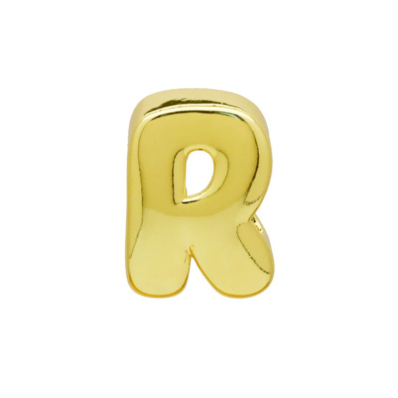 A (pendant Only) Diy Accessories For The 26 Letters Of The Alphabet With Gold-plated Finish