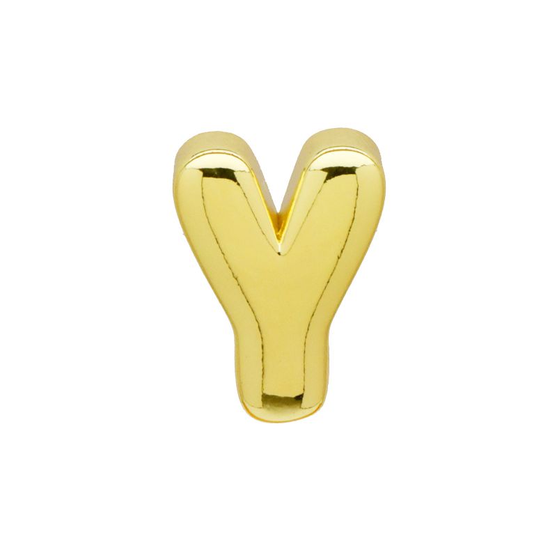 A (pendant Only) Diy Accessories For The 26 Letters Of The Alphabet With Gold-plated Finish