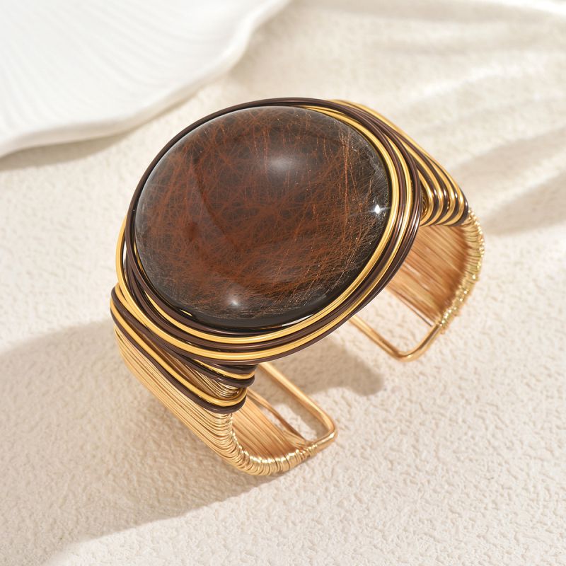 Bracelet #1 Natural Stone Round Bracelet