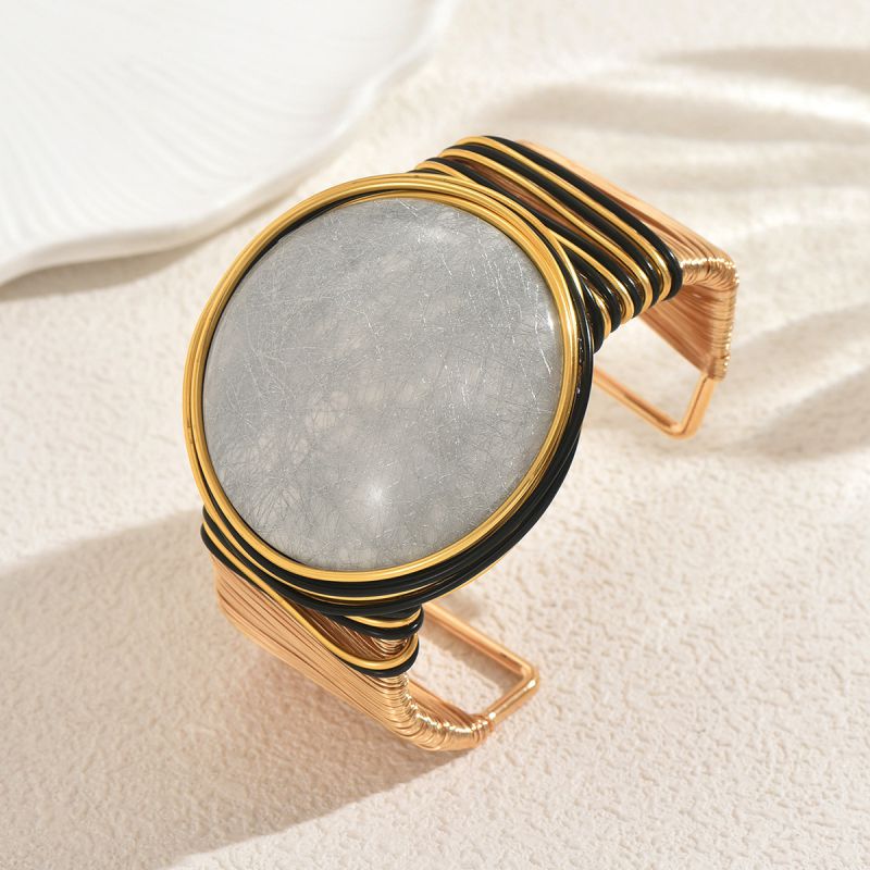 Bracelet #1 Natural Stone Round Bracelet