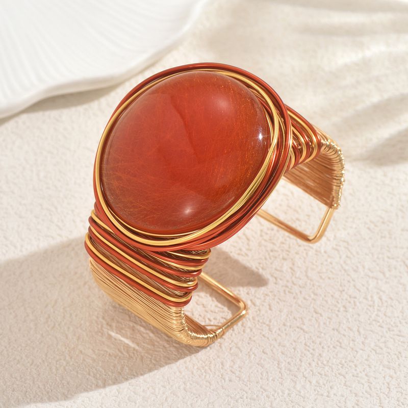 Bracelet #1 Natural Stone Round Bracelet