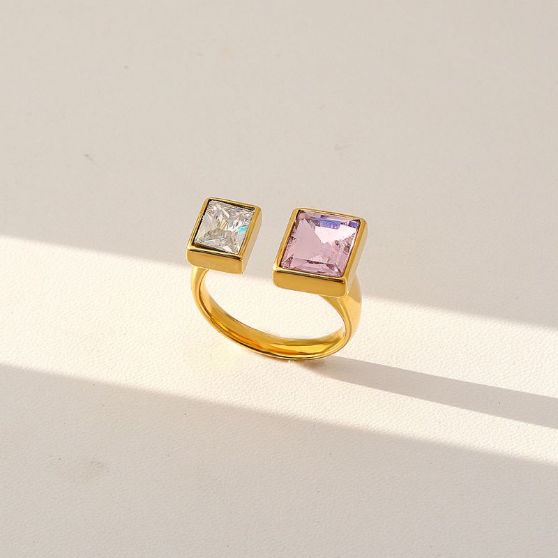 Ring 1 304 Stainless Steel Star And Moon Ring