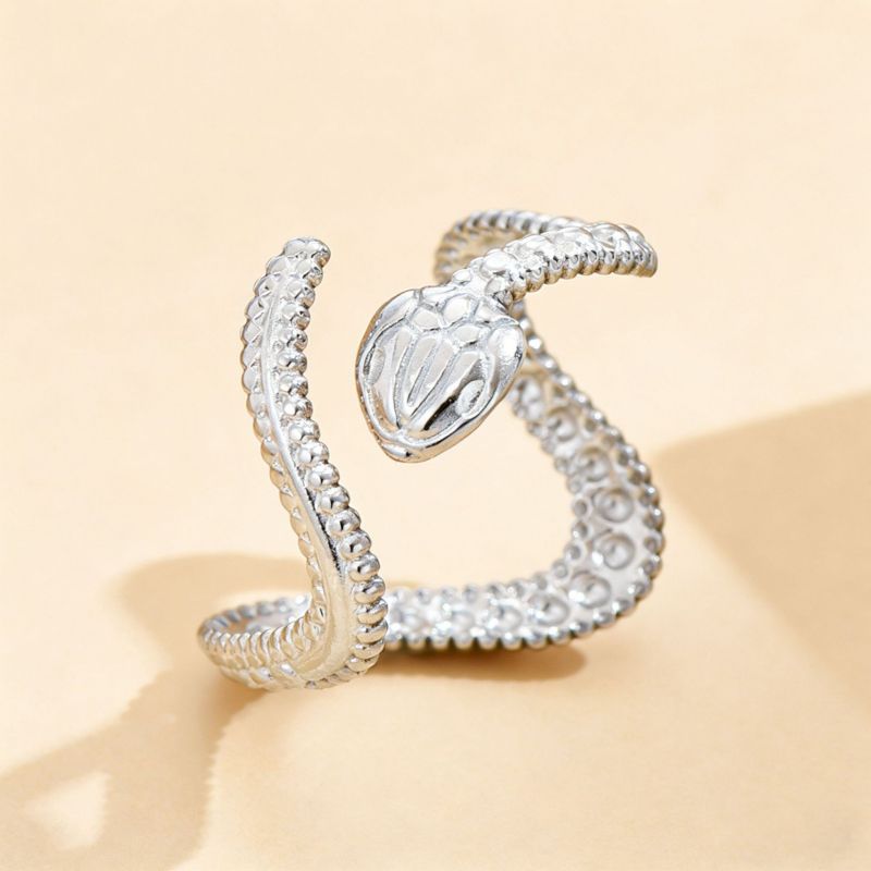 Gold Snake Ring Stainless Steel Snake Ring