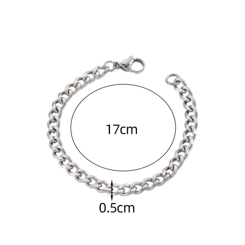 Bracelet #3 Stainless Steel Chain Bracelet