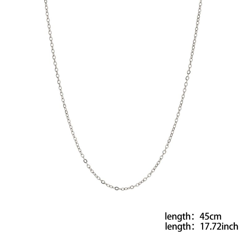 Gold O-chain - 45cm Stainless Steel Chain Necklace