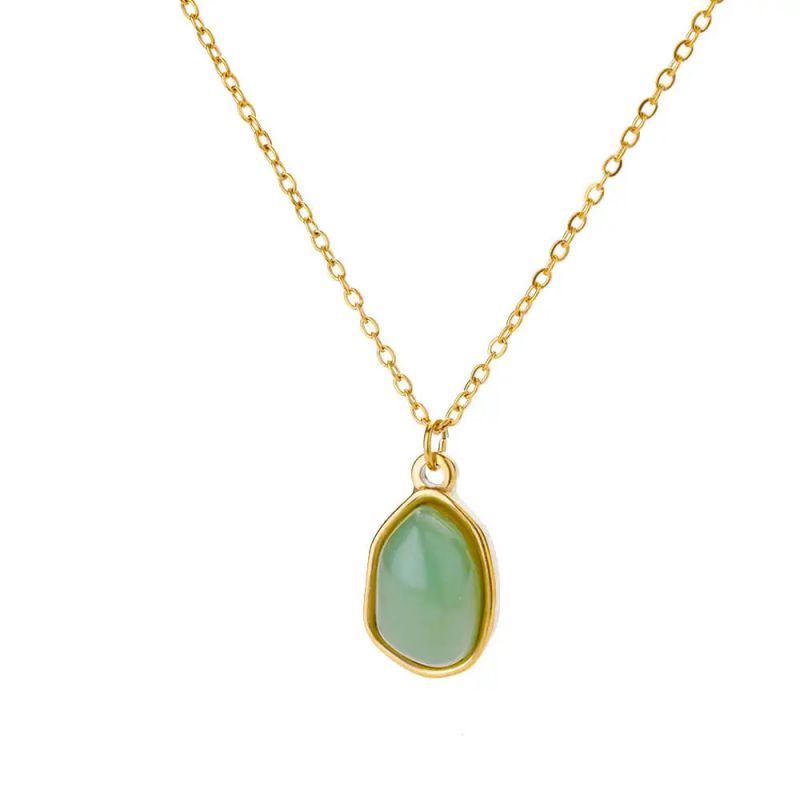 Necklace #1 304 Stainless Steel Oval Necklace