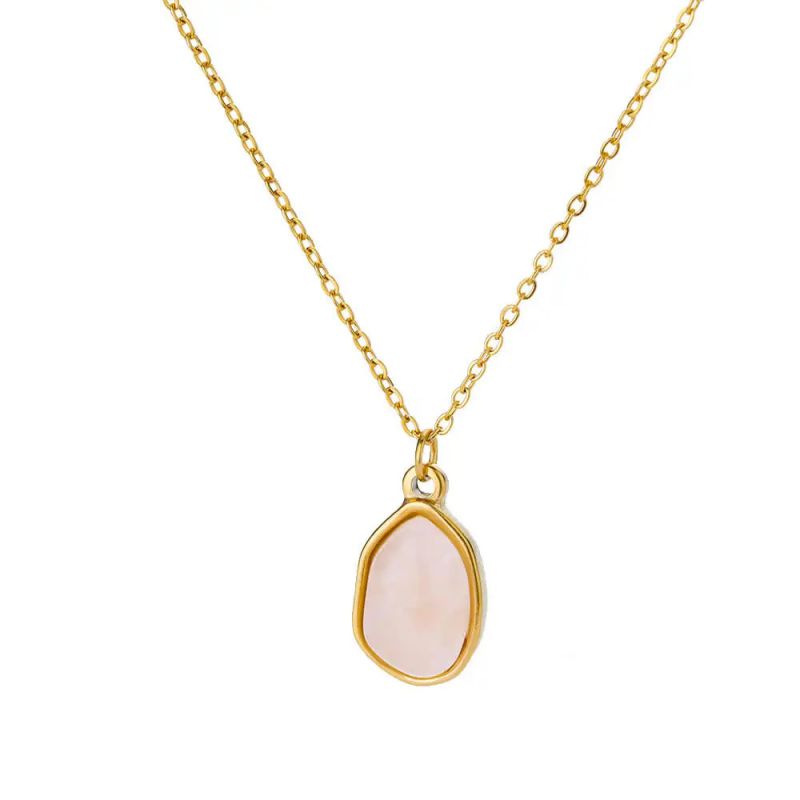 Necklace #1 304 Stainless Steel Oval Necklace
