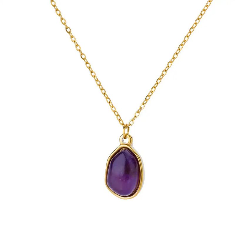 Necklace #1 304 Stainless Steel Oval Necklace