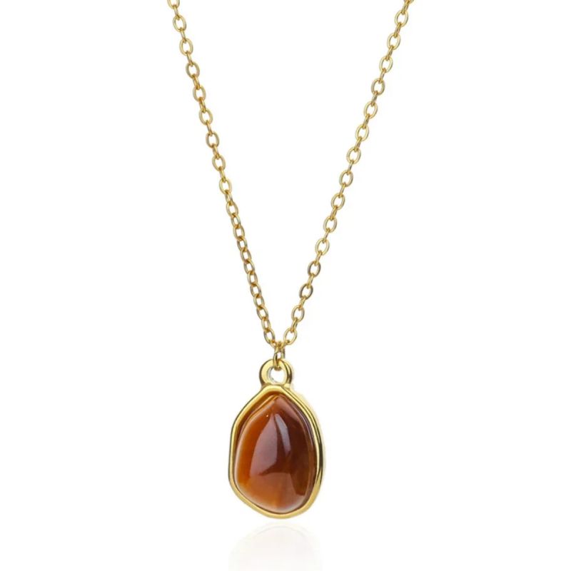 Necklace #1 304 Stainless Steel Oval Necklace