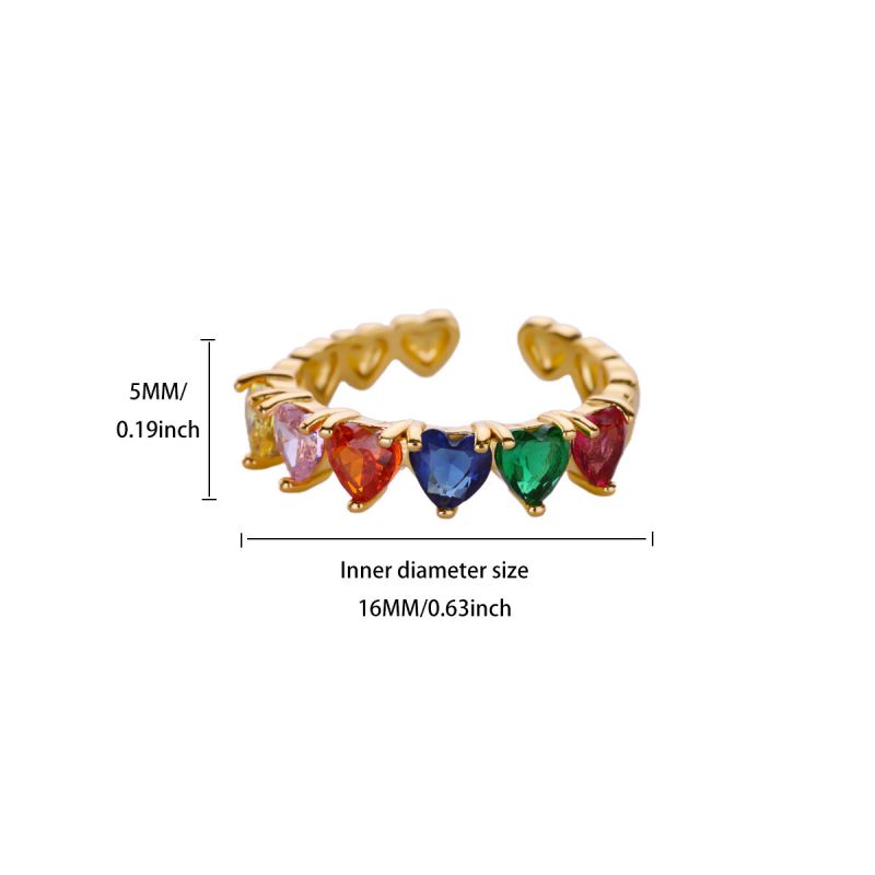 Ring #2 Copper Diamond-encrusted Round Eye Ring