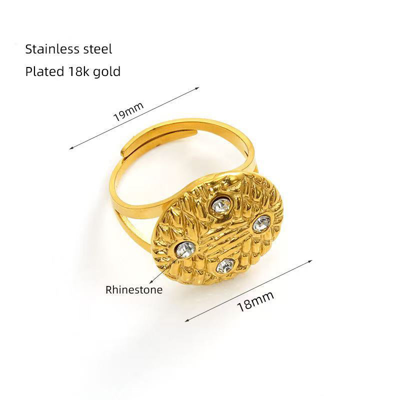 Ring #1 Stainless Steel Square Ring