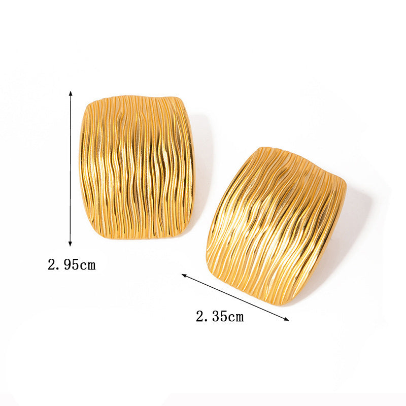 Earring #57 Titanium Steel C-shaped Earrings