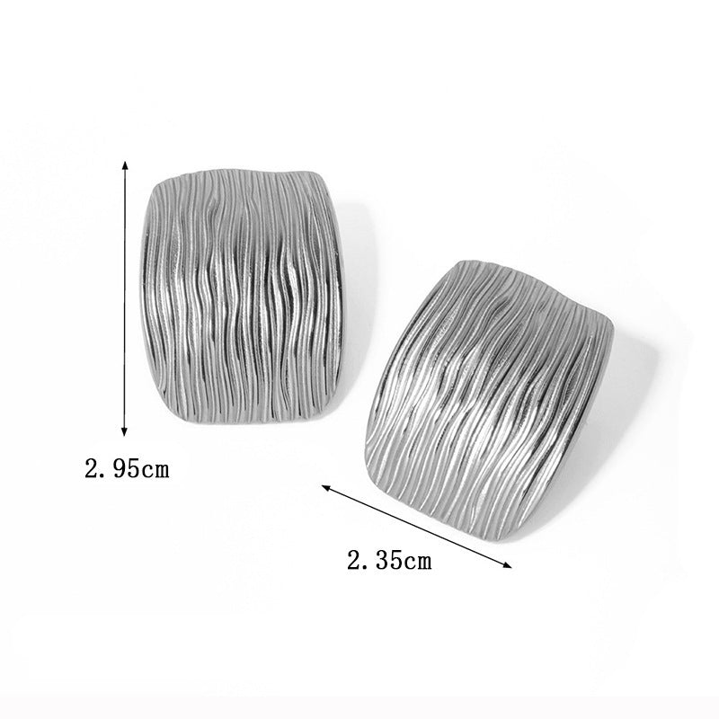 Earring #57 Titanium Steel C-shaped Earrings