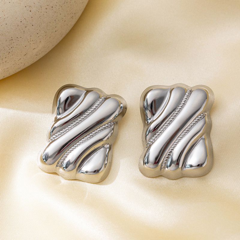 Earring #57 Titanium Steel C-shaped Earrings