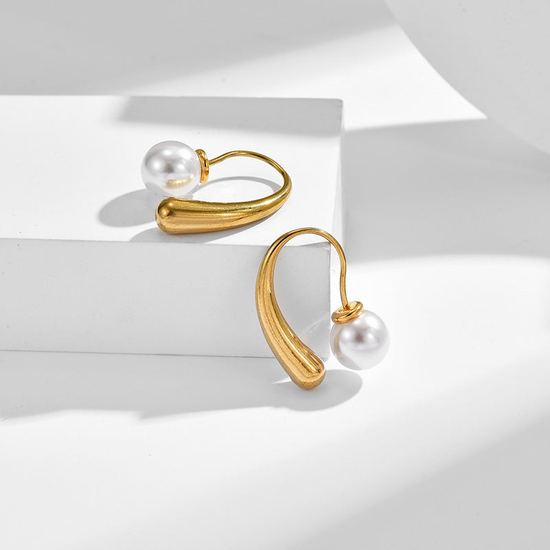 Earring #57 Titanium Steel C-shaped Earrings