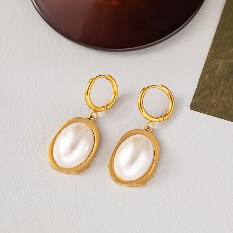 Earring #57 Titanium Steel C-shaped Earrings