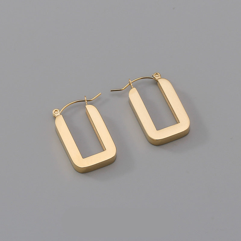 Earring #57 Titanium Steel C-shaped Earrings