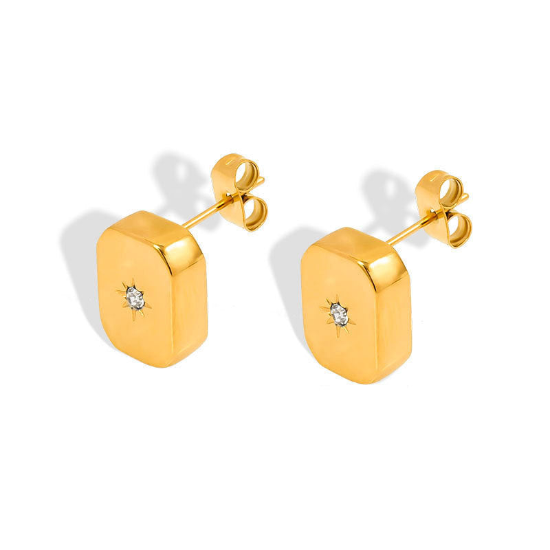 Earring #57 Titanium Steel C-shaped Earrings